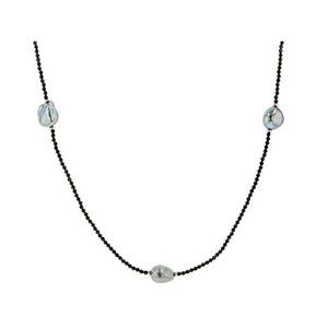 **NWT** Black spinel rhodium over sterling silver